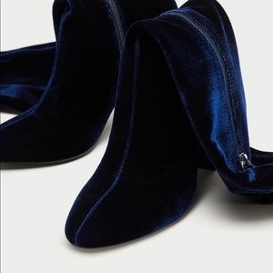 NWT Over the Knee Velvet Boots